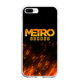 Чехол для iPhone 7Plus/8 Plus матовый с принтом METRO EXODUS в Екатеринбурге, Силикон | Область печати: задняя сторона чехла, без боковых панелей | exodus | horror | metro 2033 | metro exodus | survival | игры | исход | метро | метро 2035