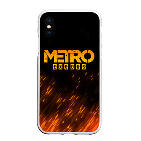 Чехол для iPhone XS Max матовый с принтом METRO EXODUS в Екатеринбурге, Силикон | Область печати: задняя сторона чехла, без боковых панелей | exodus | horror | metro 2033 | metro exodus | survival | игры | исход | метро | метро 2035