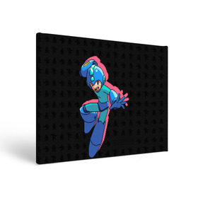 Холст прямоугольный с принтом Mega Man (pixel art) Black в Екатеринбурге, 100% ПВХ |  | 8 bit | 8bit | art | dendy | famicom | game | games | japan | japanese | man | mega | mega man | megaman | nes | pixel | pixel art | pixelart | retro | video games | videogames
