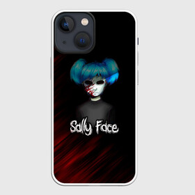 Чехол для iPhone 13 mini с принтом Sally Face окровавленное лицо в Екатеринбурге,  |  | sally face | гизмо | девид | девочка | игра | лари | ларри | мальчик | маска | мрачная | на лице | пых | с протезом | сал | сали | салли | салли фейс | фейс | фэйс | эддисон | эшли