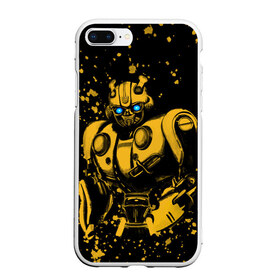 Чехол для iPhone 7Plus/8 Plus матовый с принтом Bumblebee в Екатеринбурге, Силикон | Область печати: задняя сторона чехла, без боковых панелей | Тематика изображения на принте: kefer | volkswagen | автобот | бамблби | трансформатор | трансформаторы | шершень | шмель