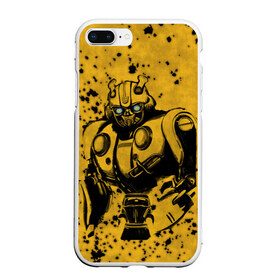 Чехол для iPhone 7Plus/8 Plus матовый с принтом Bumblebee в Екатеринбурге, Силикон | Область печати: задняя сторона чехла, без боковых панелей | Тематика изображения на принте: kefer | volkswagen | автобот | бамблби | трансформатор | трансформаторы | шершень | шмель