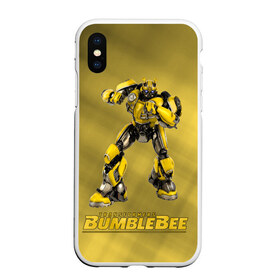 Чехол для iPhone XS Max матовый с принтом Bumblebee -3- в Екатеринбурге, Силикон | Область печати: задняя сторона чехла, без боковых панелей | kefer | volkswagen | автобот | бамблби | трансформатор | трансформаторы | шершень | шмель