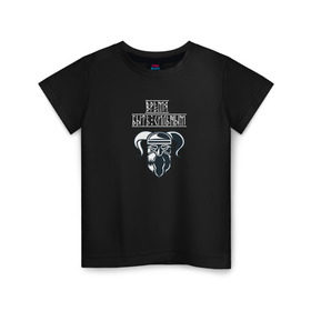Детская футболка хлопок с принтом Время быть сильным в Екатеринбурге, 100% хлопок | круглый вырез горловины, полуприлегающий силуэт, длина до линии бедер | быть | викинг | время | сила | сильным