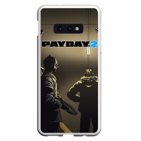 Чехол для Samsung S10E с принтом Payday 2 в Екатеринбурге, Силикон | Область печати: задняя сторона чехла, без боковых панелей | 2 | payday | беглец | бот | ограбления | пейдей | призрак | симулятор | техник | штурмовик | шутер