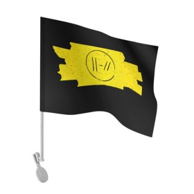 Флаг для автомобиля с принтом TWENTY ONE PILOTS - Trench в Екатеринбурге, 100% полиэстер | Размер: 30*21 см | band | best | blurry | face | indie | logo | music | one | pilots | pop | regional | rock | symbol | top | trench | twenty | vessel | группа | инди | лого | логотип | музыка | пилоты | поп | рок | символ | топ | тренч