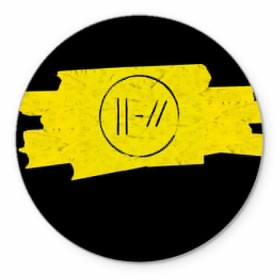 Коврик круглый с принтом TWENTY ONE PILOTS - Trench в Екатеринбурге, резина и полиэстер | круглая форма, изображение наносится на всю лицевую часть | band | best | blurry | face | indie | logo | music | one | pilots | pop | regional | rock | symbol | top | trench | twenty | vessel | группа | инди | лого | логотип | музыка | пилоты | поп | рок | символ | топ | тренч