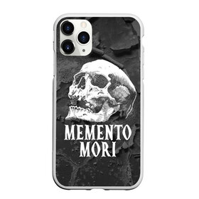 Чехол для iPhone 11 Pro матовый с принтом Memento mori в Екатеринбурге, Силикон |  | black | death | life | memento mori | skeleton | skull | жизнь | скелет | череп | черный
