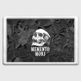 Магнит 45*70 с принтом Memento mori в Екатеринбурге, Пластик | Размер: 78*52 мм; Размер печати: 70*45 | Тематика изображения на принте: black | death | life | memento mori | skeleton | skull | жизнь | скелет | череп | черный