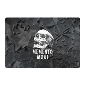 Магнитный плакат 3Х2 с принтом Memento mori в Екатеринбурге, Полимерный материал с магнитным слоем | 6 деталей размером 9*9 см | Тематика изображения на принте: black | death | life | memento mori | skeleton | skull | жизнь | скелет | череп | черный