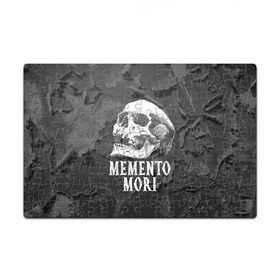 Пазл магнитный 126 элементов с принтом Memento mori в Екатеринбурге, полимерный материал с магнитным слоем | 126 деталей, размер изделия —  180*270 мм | black | death | life | memento mori | skeleton | skull | жизнь | скелет | череп | черный