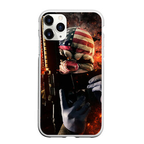 Чехол для iPhone 11 Pro Max матовый с принтом Payday 2 в Екатеринбурге, Силикон |  | chains day | game | gun | mask | payday | payday 2 | payday2 | грабители | зло | игра | клоун | маска | ограбление | оружие | пистолет