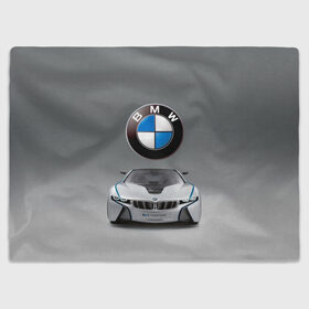 Плед 3D с принтом BMW Vision в Екатеринбурге, 100% полиэстер | закругленные углы, все края обработаны. Ткань не мнется и не растягивается | Тематика изображения на принте: bmw | car | germany | motorsport | sports car | автомобиль | автоспорт | бмв | германия | спорткар