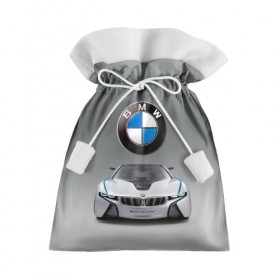 Подарочный 3D мешок с принтом BMW Vision в Екатеринбурге, 100% полиэстер | Размер: 29*39 см | Тематика изображения на принте: bmw | car | germany | motorsport | sports car | автомобиль | автоспорт | бмв | германия | спорткар
