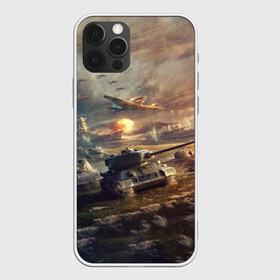 Чехол для iPhone 12 Pro Max с принтом Танки в Екатеринбурге, Силикон |  | battle | game | tank | tanks | war | wearpon | wot | бой | война | вот | игра | оружие | танк | танки
