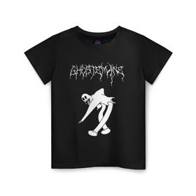 Детская футболка хлопок с принтом ghostemane(2) в Екатеринбурге, 100% хлопок | круглый вырез горловины, полуприлегающий силуэт, длина до линии бедер | hip hop | rap