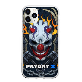 Чехол для iPhone 11 Pro матовый с принтом Payday 2 в Екатеринбурге, Силикон |  | chains day | game | gun | mask | payday | payday 2 | payday2 | грабители | зло | игра | клоун | маска | ограбление | оружие | пистолет