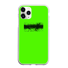 Чехол для iPhone 11 Pro матовый с принтом Гранж зеленый в Екатеринбурге, Силикон |  | кислотные костюмы | кислотные цвета | неон | флуоресцентные принты