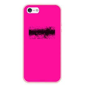 Чехол для iPhone 5/5S матовый с принтом Гранж розовый в Екатеринбурге, Силикон | Область печати: задняя сторона чехла, без боковых панелей | кислотные костюмы | кислотные цвета | неон | флуоресцентные принты