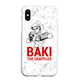 Чехол для iPhone XS Max матовый с принтом Baki the Grappler Боец Баки в Екатеринбурге, Силикон | Область печати: задняя сторона чехла, без боковых панелей | ahegao | anime | baki | fighter | grappler | manga | the | аниме | анимешники | анимешнику | ахегао | баки | боевые | боец | бойцы | доппо | драки | искусства | манга | мульт | мультик | сериал | хамма | юдзиро