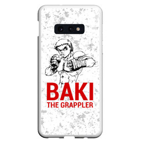 Чехол для Samsung S10E с принтом Baki the Grappler Боец Баки в Екатеринбурге, Силикон | Область печати: задняя сторона чехла, без боковых панелей | ahegao | anime | baki | fighter | grappler | manga | the | аниме | анимешники | анимешнику | ахегао | баки | боевые | боец | бойцы | доппо | драки | искусства | манга | мульт | мультик | сериал | хамма | юдзиро