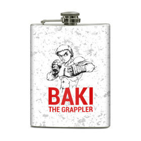 Фляга с принтом Baki the Grappler / Боец Баки в Екатеринбурге, металлический корпус | емкость 0,22 л, размер 125 х 94 мм. Виниловая наклейка запечатывается полностью | Тематика изображения на принте: ahegao | anime | baki | fighter | grappler | manga | the | аниме | анимешники | анимешнику | ахегао | баки | боевые | боец | бойцы | доппо | драки | искусства | манга | мульт | мультик | сериал | хамма | юдзиро