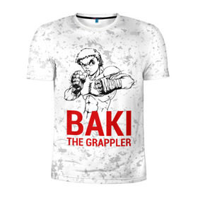 Мужская футболка 3D спортивная с принтом Baki the Grappler / Боец Баки в Екатеринбурге, 100% полиэстер с улучшенными характеристиками | приталенный силуэт, круглая горловина, широкие плечи, сужается к линии бедра | ahegao | anime | baki | fighter | grappler | manga | the | аниме | анимешники | анимешнику | ахегао | баки | боевые | боец | бойцы | доппо | драки | искусства | манга | мульт | мультик | сериал | хамма | юдзиро