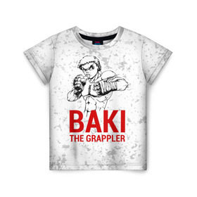 Детская футболка 3D с принтом Baki the Grappler / Боец Баки в Екатеринбурге, 100% гипоаллергенный полиэфир | прямой крой, круглый вырез горловины, длина до линии бедер, чуть спущенное плечо, ткань немного тянется | ahegao | anime | baki | fighter | grappler | manga | the | аниме | анимешники | анимешнику | ахегао | баки | боевые | боец | бойцы | доппо | драки | искусства | манга | мульт | мультик | сериал | хамма | юдзиро