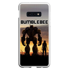 Чехол для Samsung S10E с принтом BUMBLEBEE в Екатеринбурге, Силикон | Область печати: задняя сторона чехла, без боковых панелей | bumblebee | автобот | бамблби | герой | камаро | прайм | робот | трансформеры | фильм | шевроле