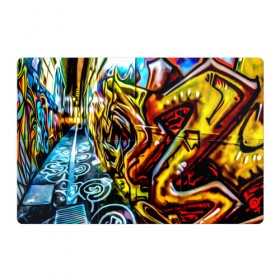 Магнитный плакат 3Х2 с принтом Твой уличный стиль! в Екатеринбурге, Полимерный материал с магнитным слоем | 6 деталей размером 9*9 см | Тематика изображения на принте: graffity | paint | street art | urban | город | граффити | искусство | кирпичи | краски | рисунки | стена | улицы | уличное искусство