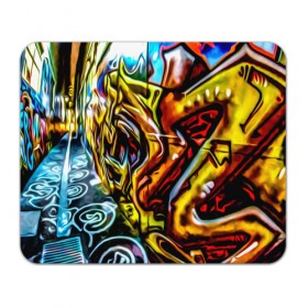 Коврик прямоугольный с принтом Твой уличный стиль! в Екатеринбурге, натуральный каучук | размер 230 х 185 мм; запечатка лицевой стороны | graffity | paint | street art | urban | город | граффити | искусство | кирпичи | краски | рисунки | стена | улицы | уличное искусство