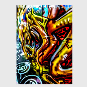 Скетчбук с принтом Твой уличный стиль! в Екатеринбурге, 100% бумага
 | 48 листов, плотность листов — 100 г/м2, плотность картонной обложки — 250 г/м2. Листы скреплены сверху удобной пружинной спиралью | graffity | paint | street art | urban | город | граффити | искусство | кирпичи | краски | рисунки | стена | улицы | уличное искусство