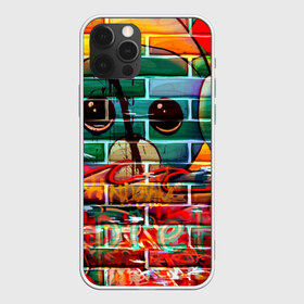 Чехол для iPhone 12 Pro Max с принтом Милый Зверёк Граффити в Екатеринбурге, Силикон |  | grafity | paint | street art | urban | город | граффити | искусство | кирпичи | краски | рисунки | стена | улицы | уличное искусство