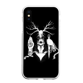 Чехол для iPhone XS Max матовый с принтом Ghostemane в Екатеринбурге, Силикон | Область печати: задняя сторона чехла, без боковых панелей | ghostemane | ghostemane mercury | ghostemane nihi | trash gang | гостмейн