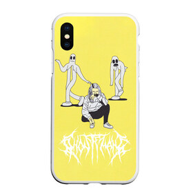 Чехол для iPhone XS Max матовый с принтом Ghostemane Mercury в Екатеринбурге, Силикон | Область печати: задняя сторона чехла, без боковых панелей | ghostemane | ghostemane mercury | ghostemane nihi | trash gang | гостмейн