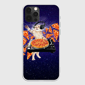 Чехол для iPhone 12 Pro Max с принтом Пицца - Кот в Екатеринбурге, Силикон |  | cat | galaxy | lightning | pizza | грозовой кошак | диджей | космос | кот | котики | котэ | кошак | метеориты | молния | пицца | прикол | приколы с котами | прикольная