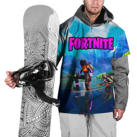 Накидка на куртку 3D с принтом Fortnite повозка в Екатеринбурге, 100% полиэстер |  | fortnite | game | битва | игра | камуфляж | король | огонь | фортнайн | фортнайт