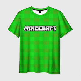 Мужская футболка 3D с принтом Minecraft (Стиль рубашки) в Екатеринбурге, 100% полиэфир | прямой крой, круглый вырез горловины, длина до линии бедер | Тематика изображения на принте: 