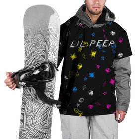 Накидка на куртку 3D с принтом Lil Peep (Legend) в Екатеринбурге, 100% полиэстер |  | gustav hr | legend | life | life is beautiful | lil | lil peep | love | pank | peep | rap | rock | sad | грусть | густав элайджа ар | легенда | лил | лил пип | панк | пип | реп | рок | череп | штрихи