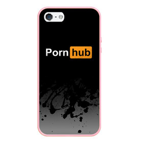 Чехол для iPhone 5/5S матовый с принтом Pornhub в Екатеринбурге, Силикон | Область печати: задняя сторона чехла, без боковых панелей | brazzers | любовь | чувства