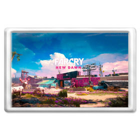 Магнит 45*70 с принтом Far Cry New Dawn в Екатеринбурге, Пластик | Размер: 78*52 мм; Размер печати: 70*45 | 
