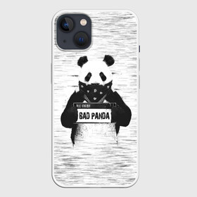 Чехол для iPhone 13 с принтом BAD PANDA в Екатеринбурге,  |  | bad | bear | panda | медведь | панда