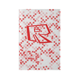 Обложка для паспорта матовая кожа с принтом Roblox в Екатеринбурге, натуральная матовая кожа | размер 19,3 х 13,7 см; прозрачные пластиковые крепления | dynablocks | roblox | robux | белый | блоки | вселенная | герои | красный | кубики | роблокс | симулятор