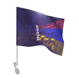 Флаг для автомобиля с принтом Armenia(Армения) в Екатеринбурге, 100% полиэстер | Размер: 30*21 см | armenia | flag | urban | армения | город | мир | путешествие | символика | страны | флаг | флаги