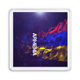 Магнит 55*55 с принтом Armenia(Армения) в Екатеринбурге, Пластик | Размер: 65*65 мм; Размер печати: 55*55 мм | armenia | flag | urban | армения | город | мир | путешествие | символика | страны | флаг | флаги