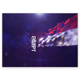 Поздравительная открытка с принтом Egypt(Египет) в Екатеринбурге, 100% бумага | плотность бумаги 280 г/м2, матовая, на обратной стороне линовка и место для марки
 | Тематика изображения на принте: egypt | flag | urban | город | египет | мир | путешествие | символика | страны | флаг | флаги