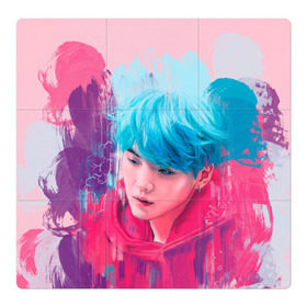 Магнитный плакат 3Х3 с принтом BTS (Colors) в Екатеринбурге, Полимерный материал с магнитным слоем | 9 деталей размером 9*9 см | bangtan | bangtan boys | boys | bts | color | japan | kim | rap | бтс | ким | корея | песня