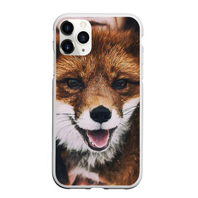 Чехол для iPhone 11 Pro Max матовый с принтом Лисичка в Екатеринбурге, Силикон |  | голова | животные | лиса | мордочка | пасть | природа | рыжая | язык
