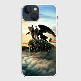 Чехол для iPhone 13 mini с принтом Как приручить дракона в Екатеринбурге,  |  | dragon | беззубик | викинги | дракон | мульт | мультфильм | фэнтези