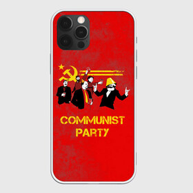 Чехол для iPhone 12 Pro Max с принтом Communist party в Екатеринбурге, Силикон |  | Тематика изображения на принте: вечеринка | звезда | кастро | коммунизм | коммунист | коммунистическая | ленин | мао | маркс | молот | партия | рауль | серп | сталин | тусовка | ульянов | фидель | цзиньпин | цзэдун | энгельс